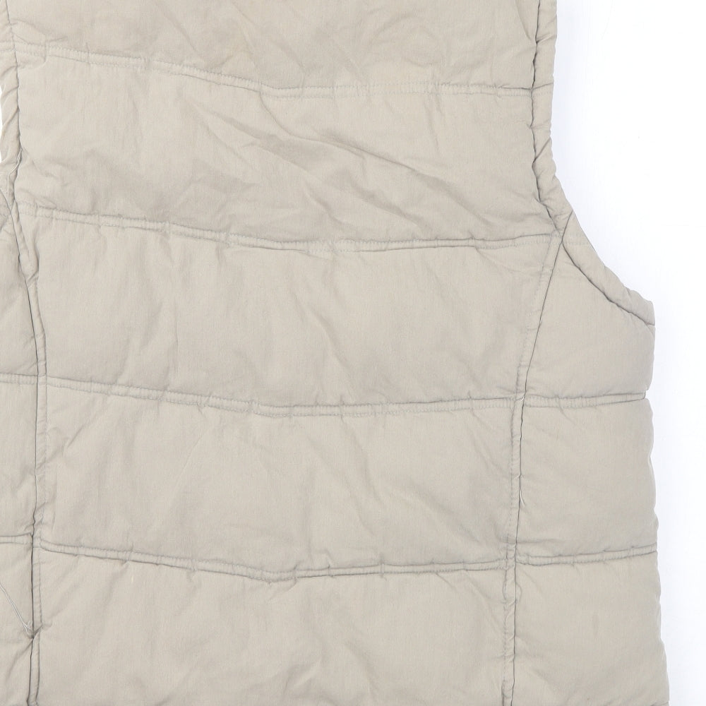 Thomas & Co Womens Beige Gilet Coat Size XL Zip