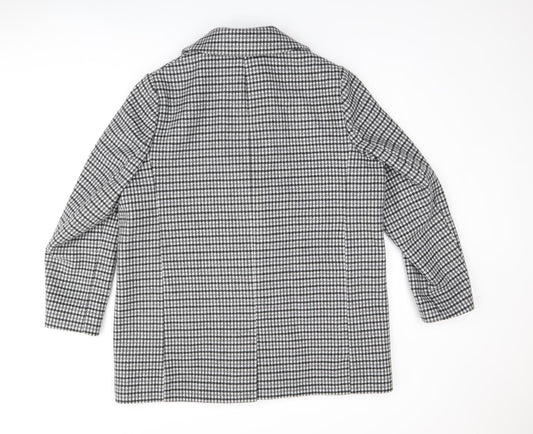 Womens UK Size 18 Marks and Spencer Grey Overcoat