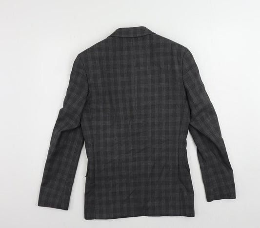 Mens UK Size 34 Limehaus Regular Grey Suit Jacket