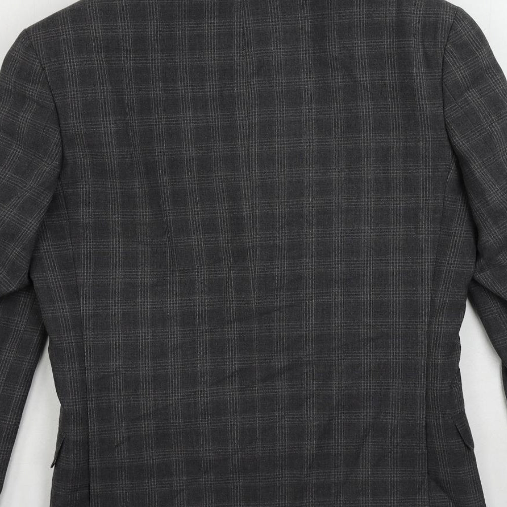 Mens UK Size 34 Limehaus Regular Grey Suit Jacket