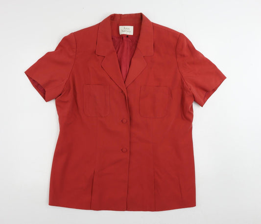 Womens UK Size 20 Ann Harvey Red Jacket