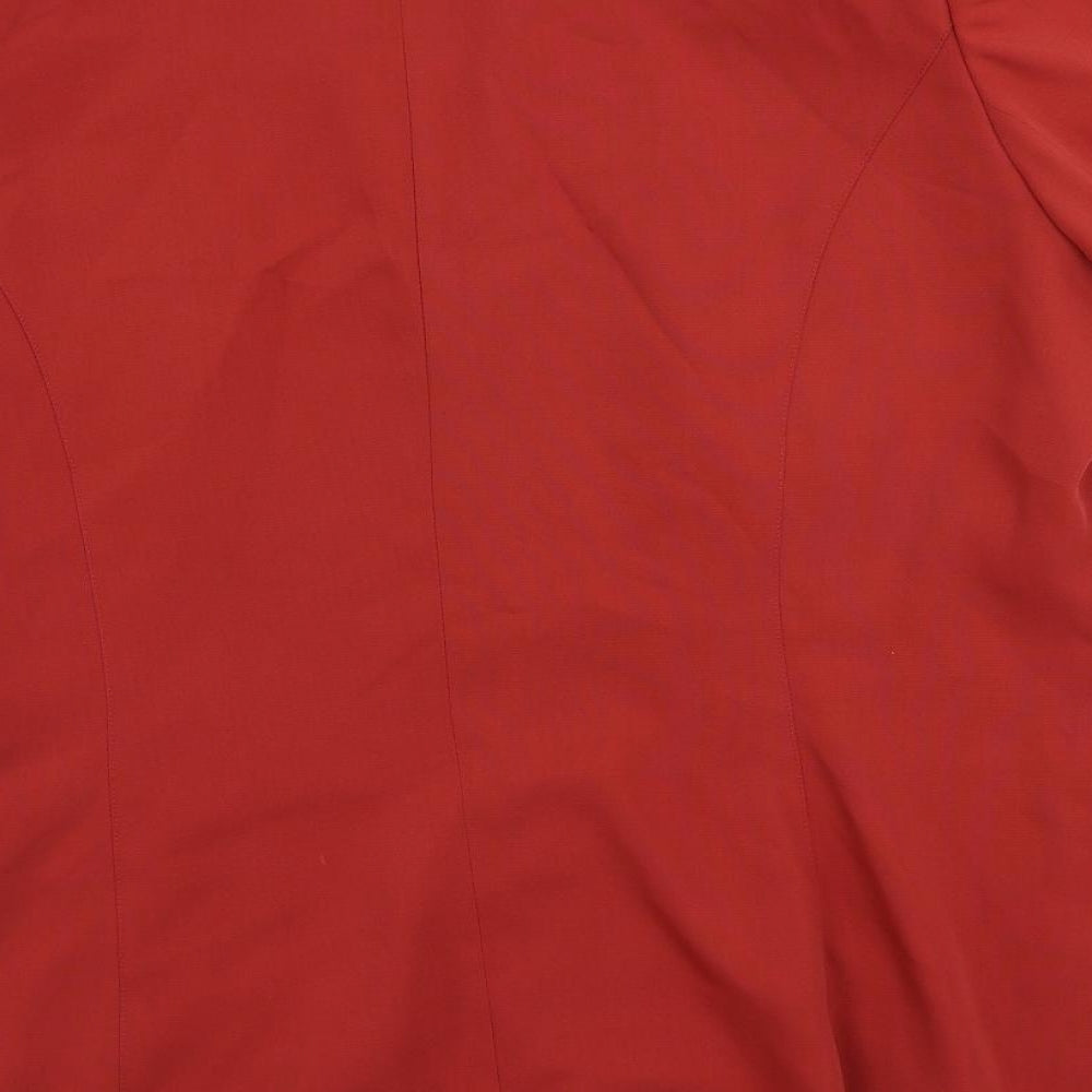 Womens UK Size 20 Ann Harvey Red Jacket