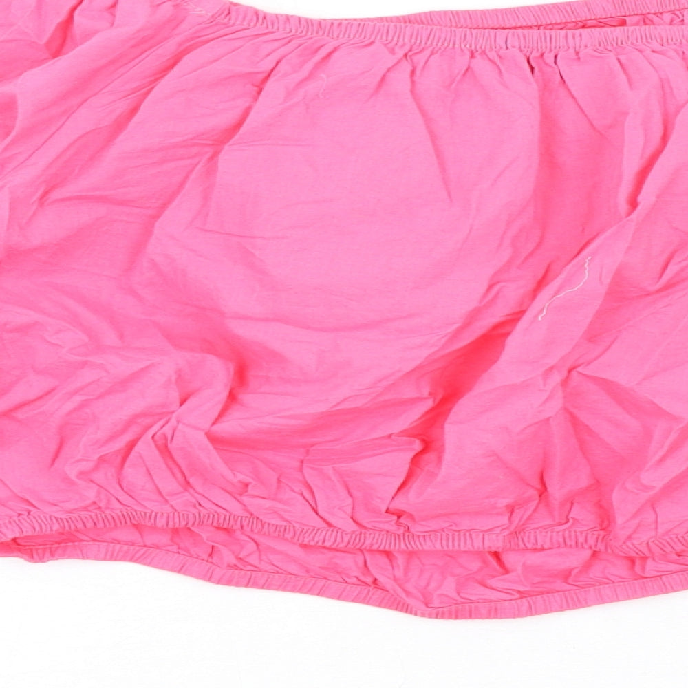 Womens UK Size 16 Marks and Spencer Pink Basic T-Shirt
