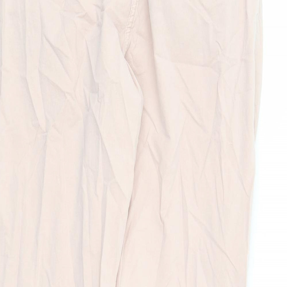 Womens UK Size 20 Marks and Spencer Regular Fit Chino Pink Trousers