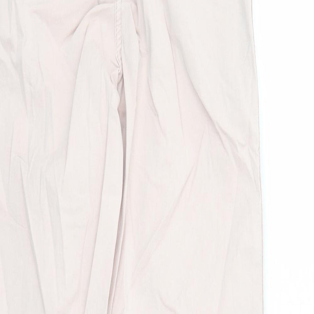 Womens UK Size 6 Marks and Spencer Regular Fit Chino Pink Trousers