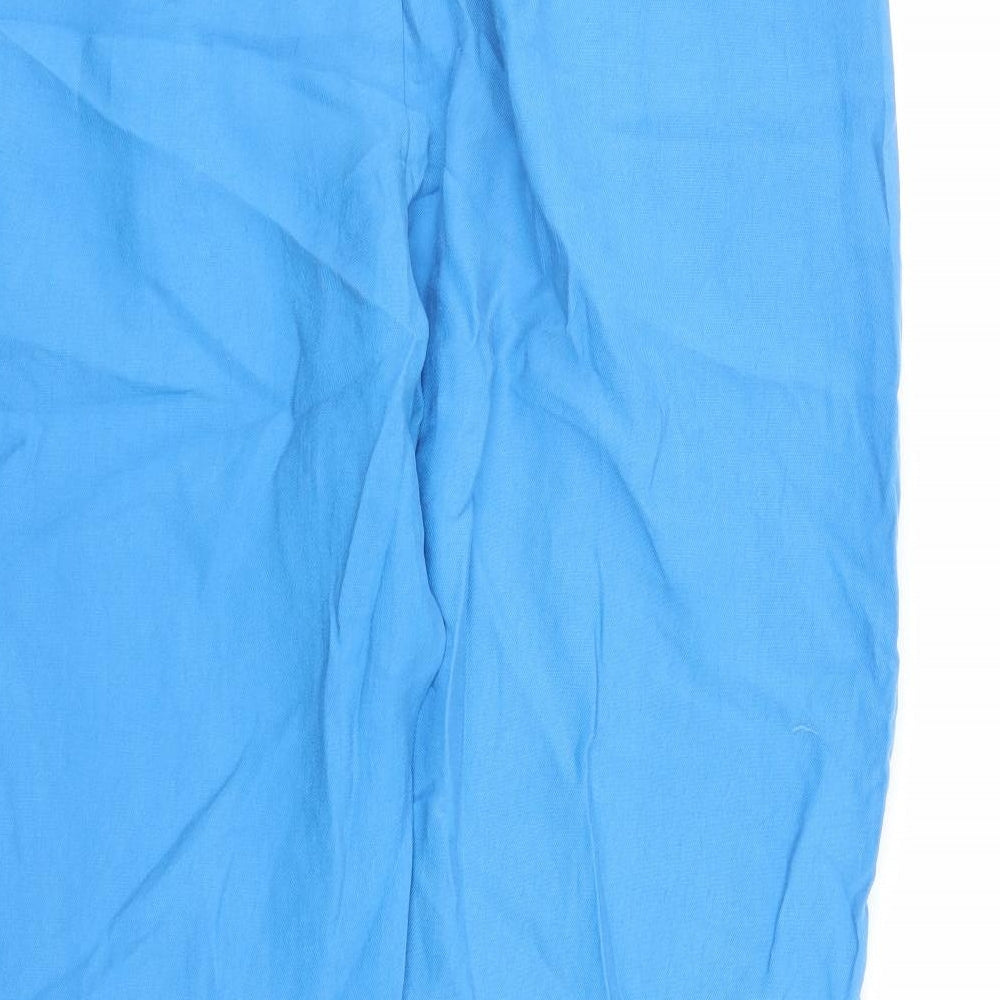 Womens UK Size 20 Marks and Spencer Regular Fit Blue Trousers