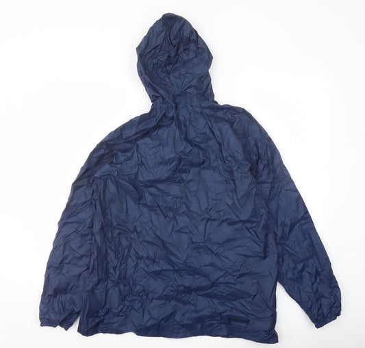 Mens UK Size S Quechua Blue Anorak Coat
