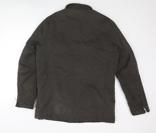 Mens UK Size L John Lewis Brown Pea Coat