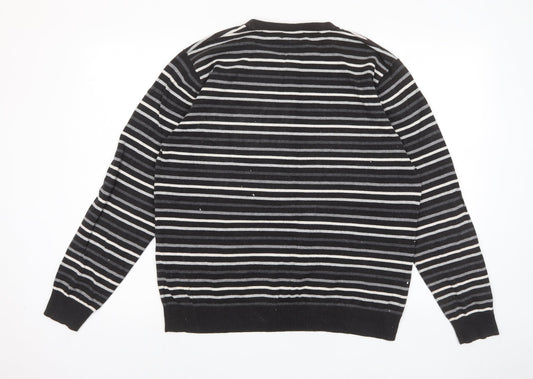 Mens UK Size L NEXT Grey Pullover Jumper