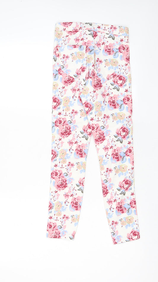 ASOS Womens Multicoloured Cotton Skinny Jeans Size 24 in L26 in Regular Zip - Pockets