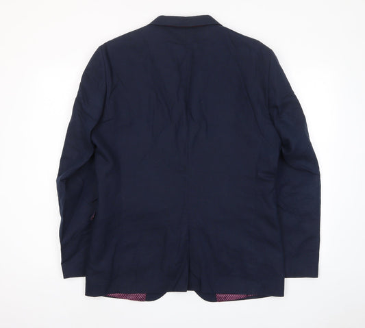 Mens UK Size 40 NEXT Regular Blue Suit Jacket