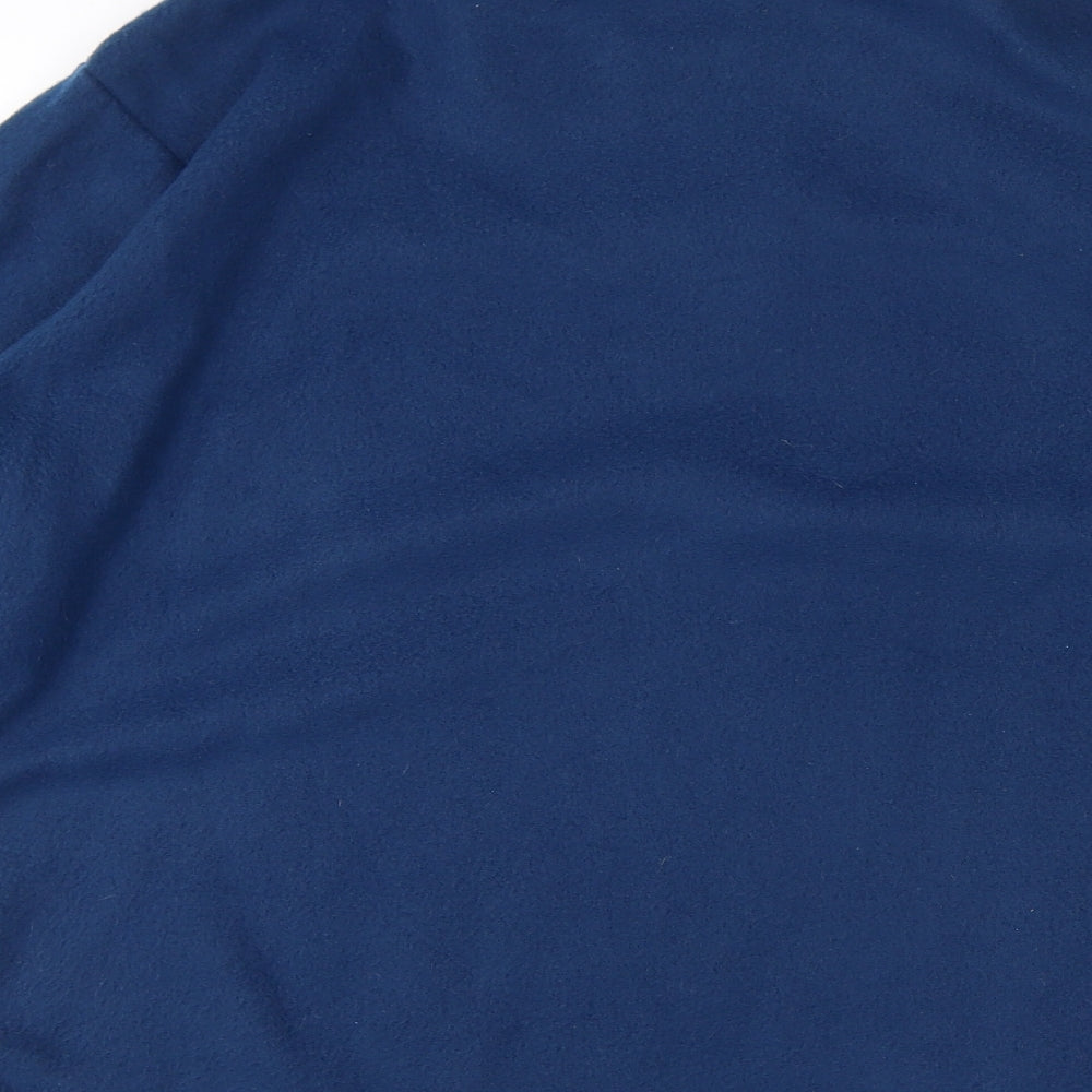 Damart Womens Blue Polyester Pullover Sweatshirt Size M Pullover - Embroidered Leaf
