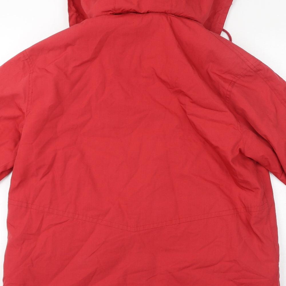 Womens UK Size S Dannimac Red Rain Coat