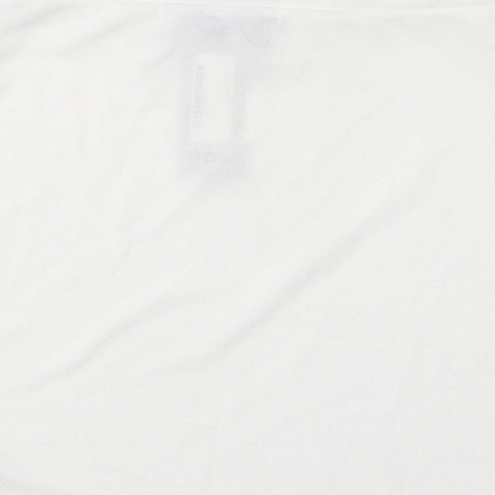 Boohoo Womens White Polyester Bandage Skirt Size 10