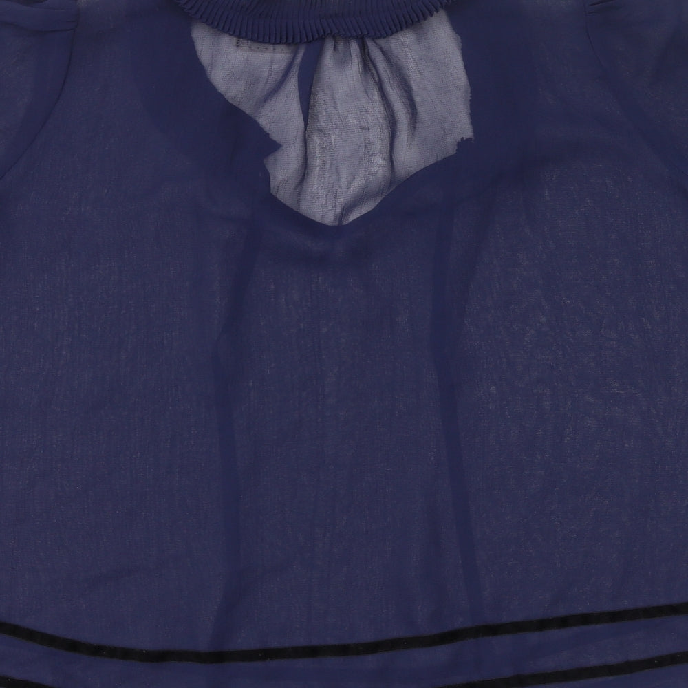 Womens UK Size S Pins & Needles Blue Basic Blouse
