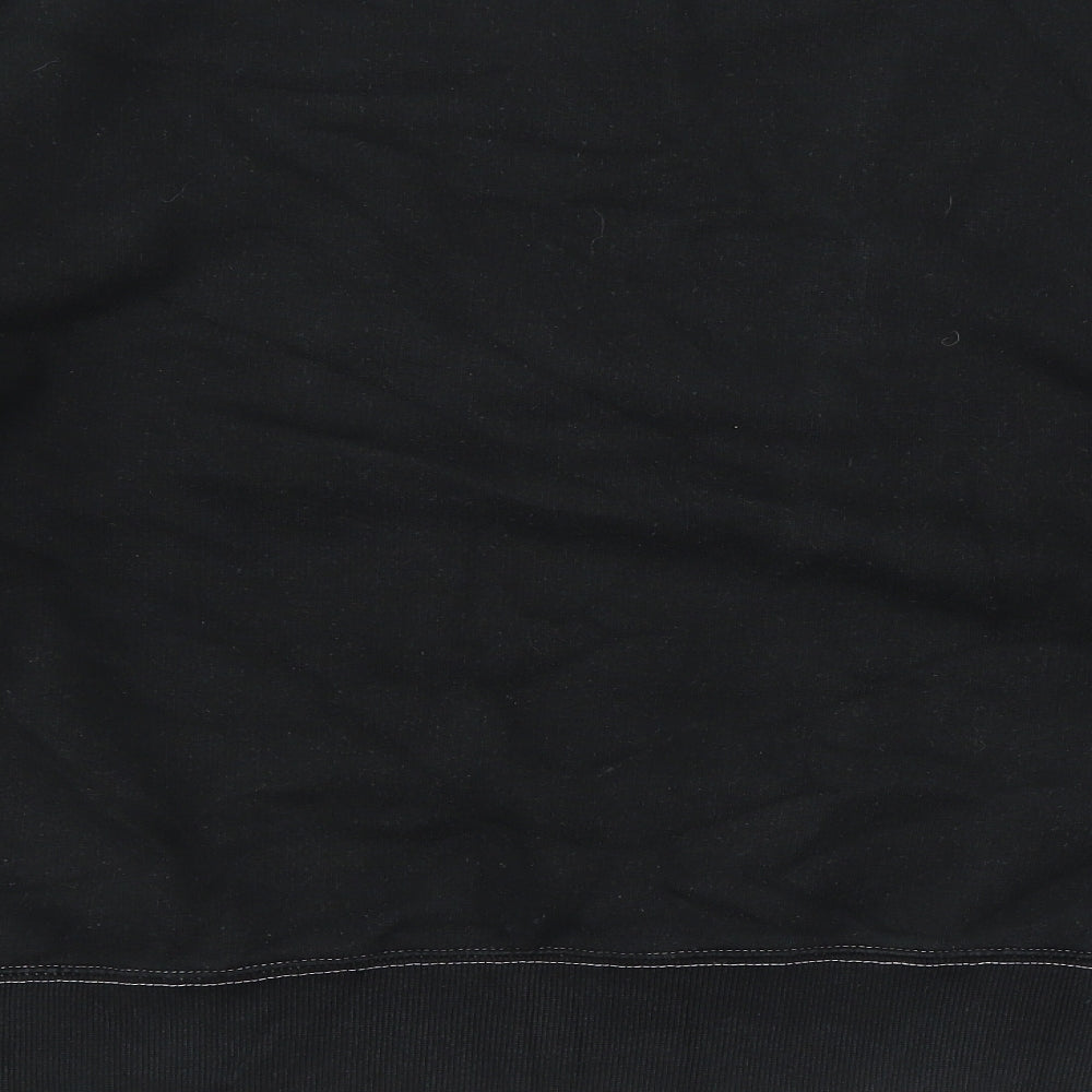 Missguided Womens Black Polyester Pullover Sweatshirt Size 8 Pullover