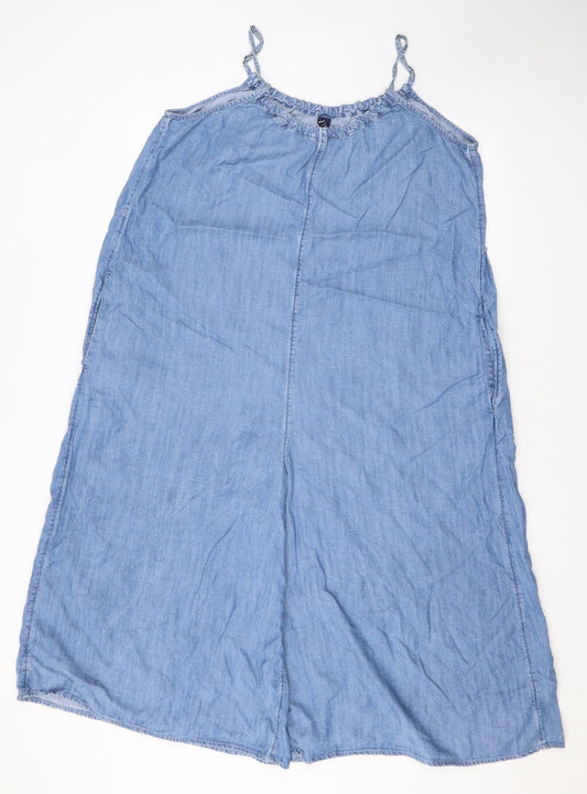 Womens UK Size S Gap One-Piece Blue Playsuit