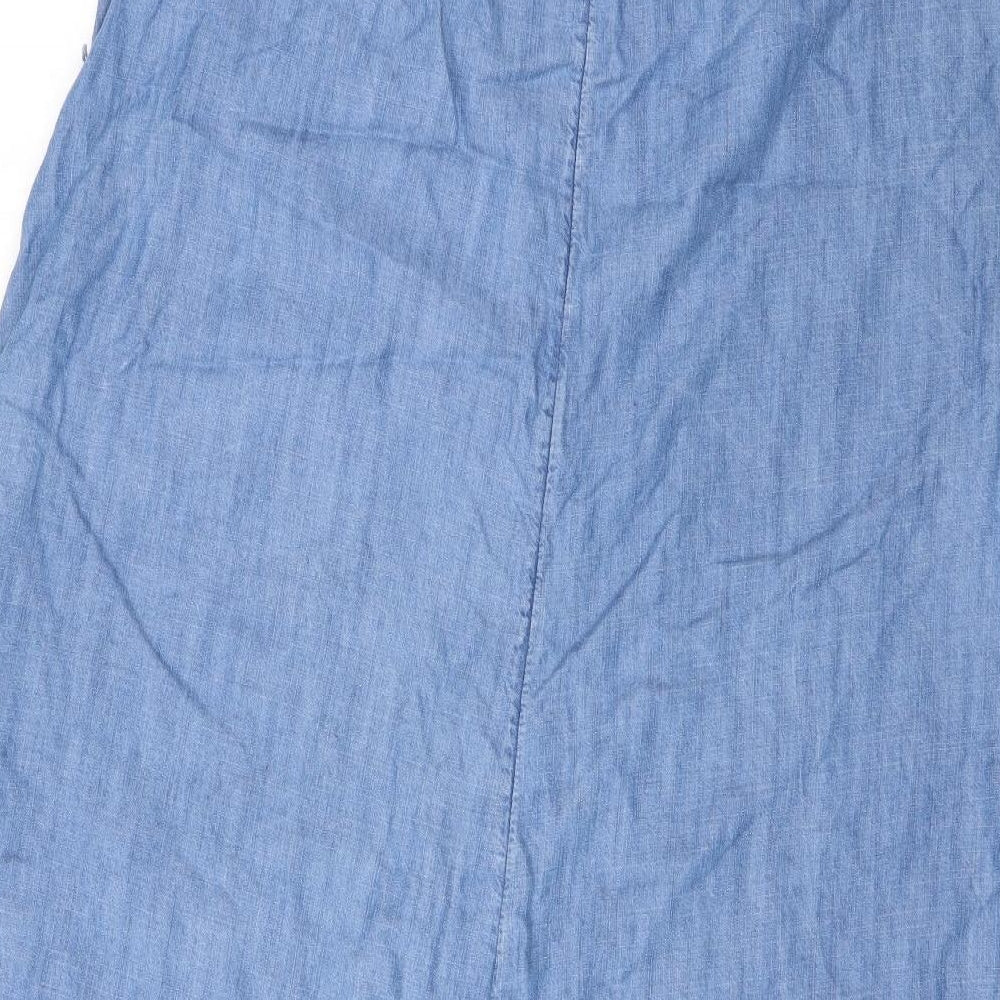 Gap Womens Blue Lyocell Playsuit One-Piece Size S L15 in Pullover