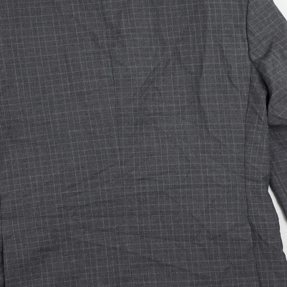 Mens UK Size 40 Limehaus Regular Grey Suit Jacket