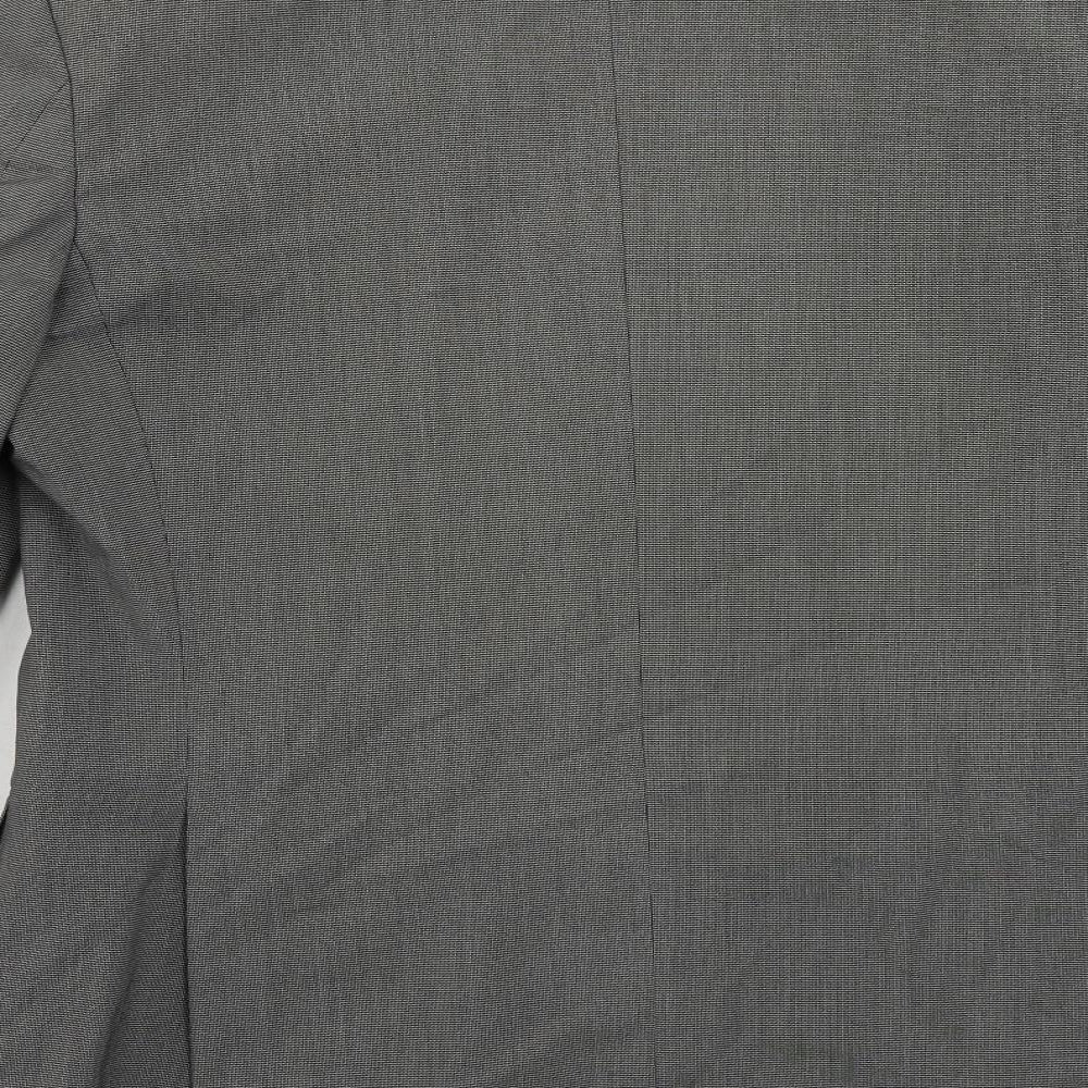 Mens UK Size 38 Burton Regular Grey Suit Jacket