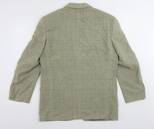 Mens UK Size 40 Marks and Spencer Regular Green Suit Jacket
