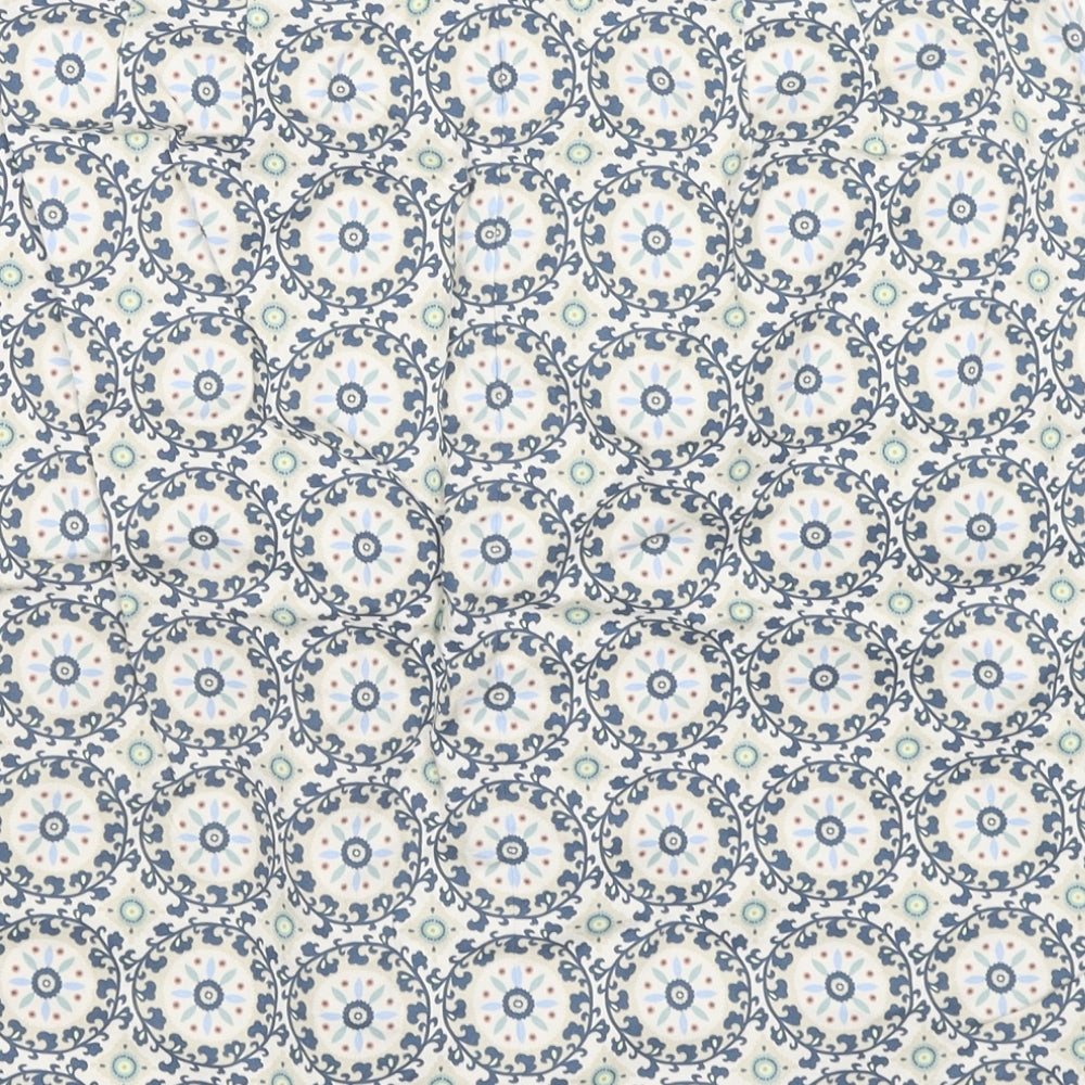 Ann Taylor Womens Multicoloured Floral Cotton A-Line Skirt Size 10 Zip