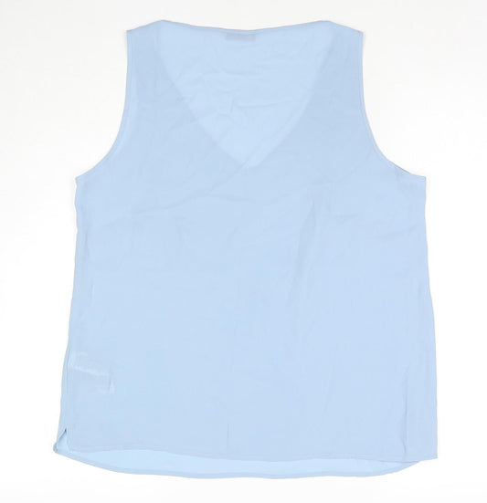 Womens UK Size 14 Marks and Spencer Blue Basic Tank
