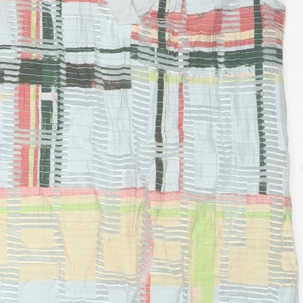 Womens UK Size 10 NEXT Multicoloured Tunic Blouse