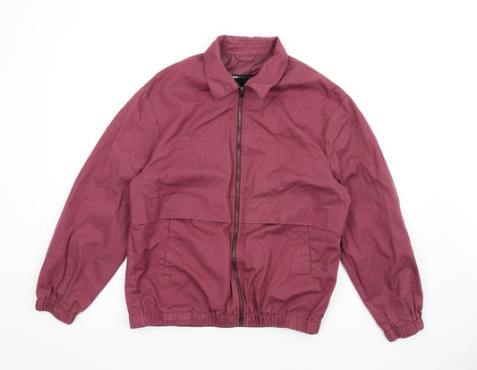 Mens UK Size L ASOS Purple Bomber Jacket