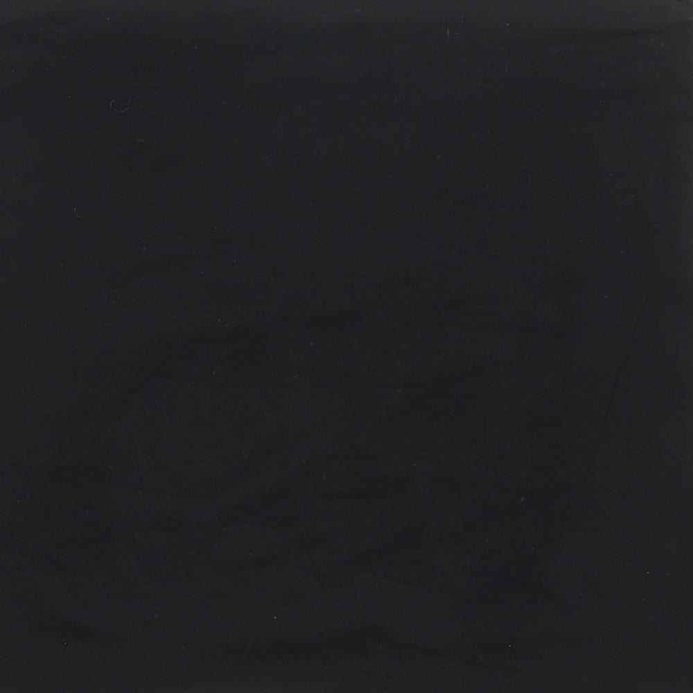 H&M Womens Black Cotton Bandage Skirt Size XS - Elasticated Waist