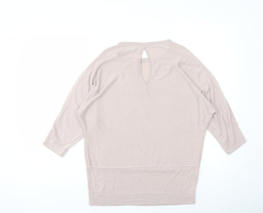 Womens UK Size 10 NEXT Pink Pullover Jumper