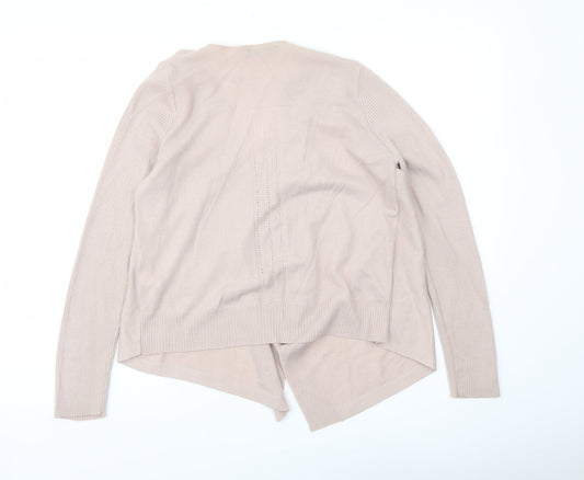 Autograph Womens Pink V-Neck Wool Cardigan Jumper Size 8