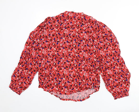 Womens UK Size 10 Marks and Spencer Multicoloured Basic Blouse