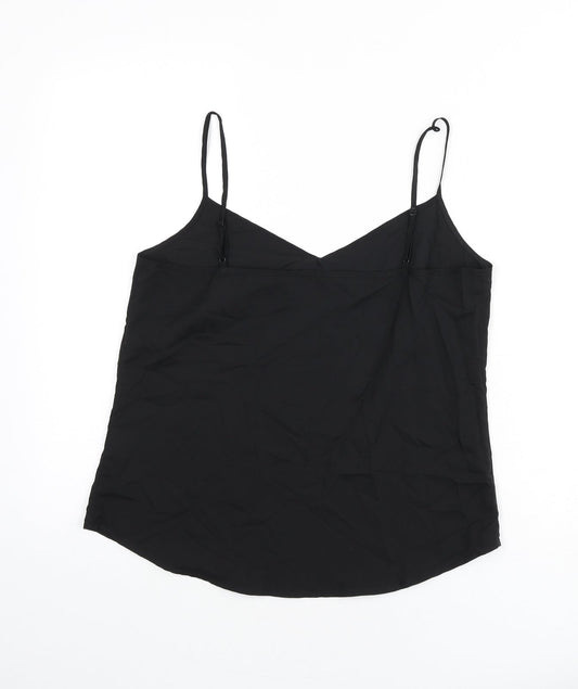 Womens UK Size 10 Marks and Spencer Black Camisole Tank