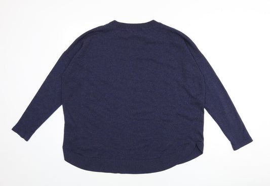 Womens UK Size L H&M Blue Pullover Jumper