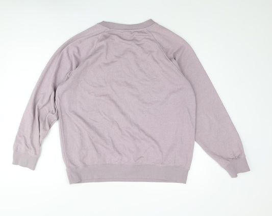 H&M Womens Purple Cotton Pullover Sweatshirt Size S Pullover