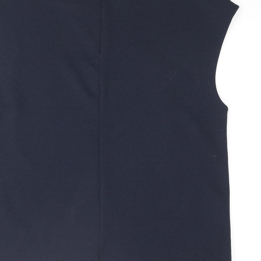 Womens UK Size M H&M Blue Basic Blouse