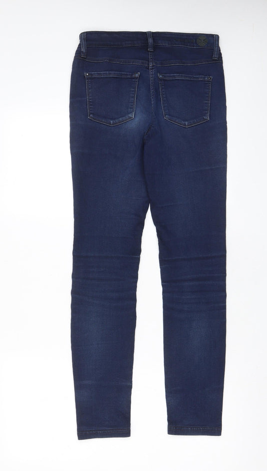 Womens UK Size 6 Mac Jeans Regular Fit Skinny Blue Jeans