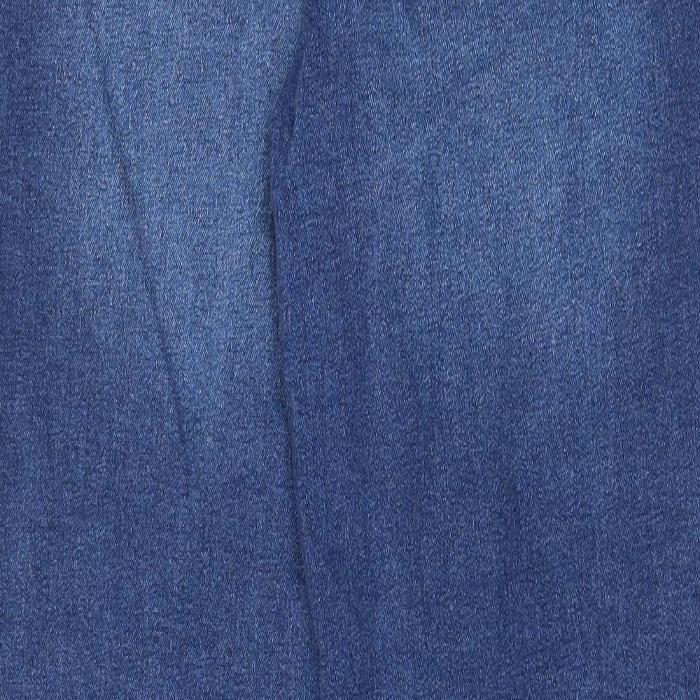 Womens UK Size 10 H&M Regular Fit Tapered Blue Jeans
