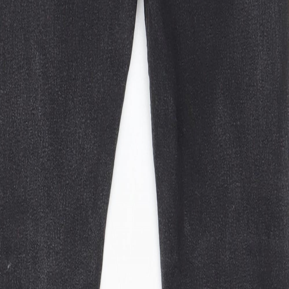 H&M Mens Grey Cotton Skinny Jeans Size 28 in L32 in Regular Button - Pockets