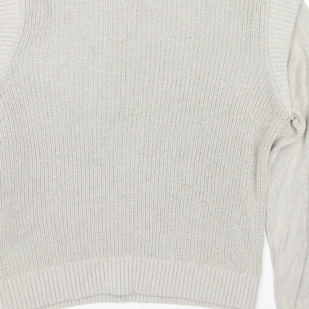Womens UK Size S Only Beige Pullover Jumper