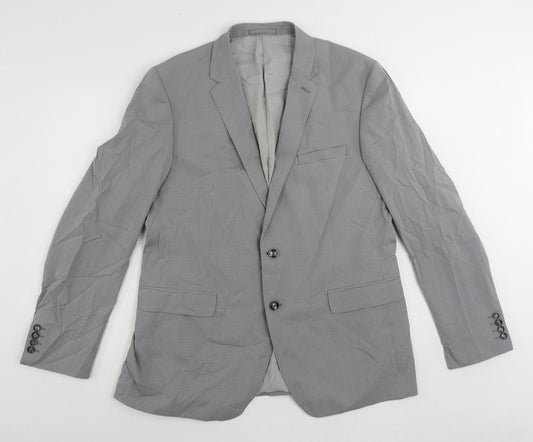Mens UK Size 44 Autograph Regular Grey Suit Jacket