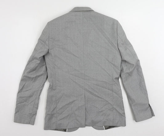 Mens UK Size 38 H&M Regular Grey Suit Jacket