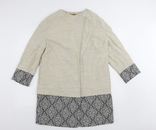 Womens UK Size 14 Per Una Beige Overcoat