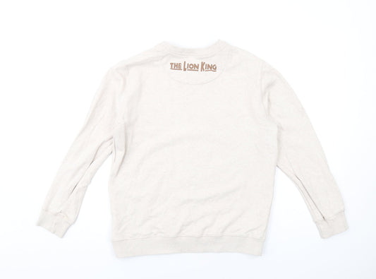 Womens UK Size M Disney Beige Pullover Sweatshirt
