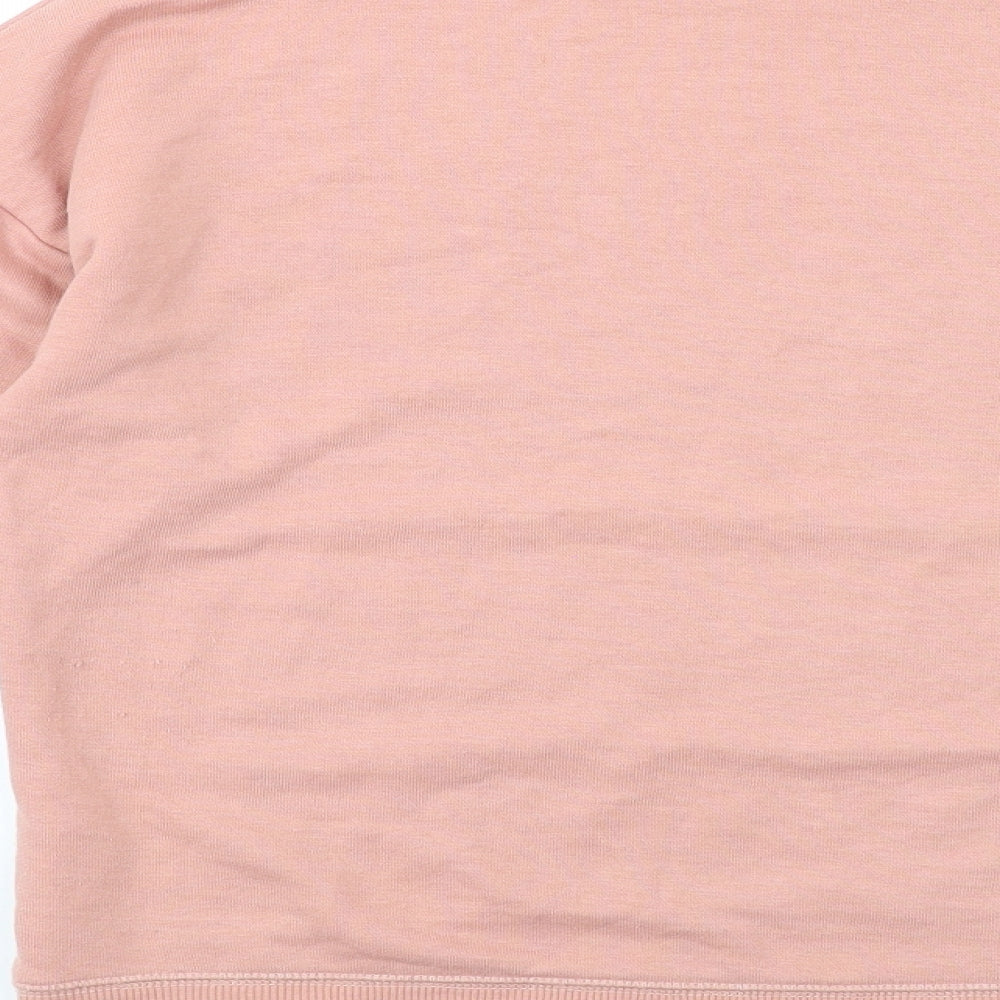 Womens UK Size XS Pull&Bear Pink Pullover Sweatshirt
