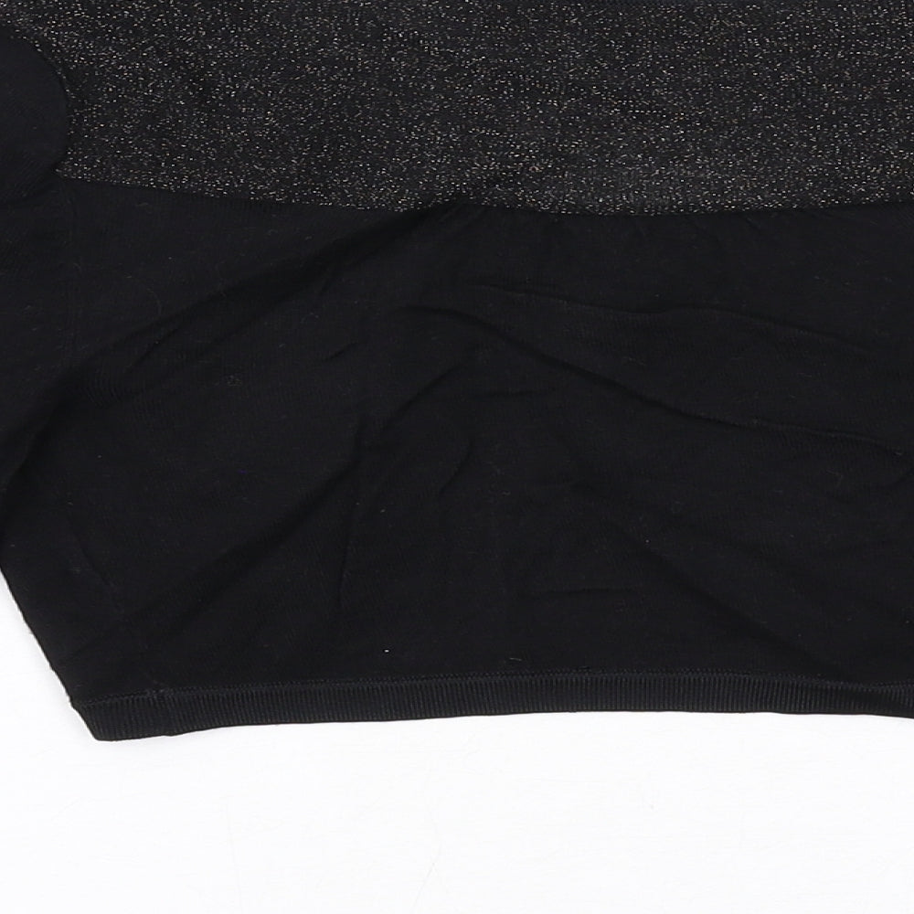 Womens UK Size XS Coast Black Shrug Jumper