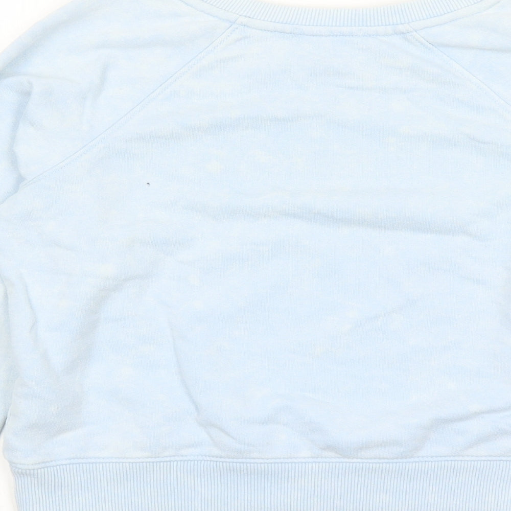 Womens UK Size S FOREVER 21 Blue Pullover Sweatshirt