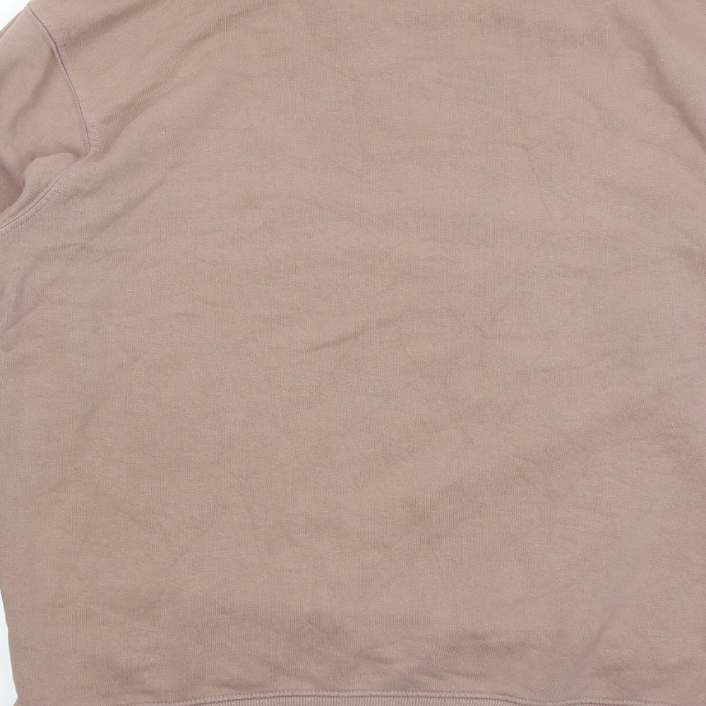 Mens UK Size S Pull&Bear Brown Pullover Sweatshirt