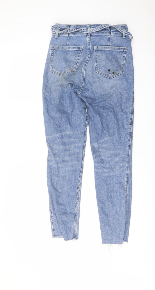 Hollister Womens Blue Cotton Mom Jeans Size 24 in L27 in Regular Button